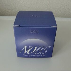 NOBS TOOTHPASTE TABLETS / 62 NOBS - Toothpaste without the BS. Blueberry  - NWT